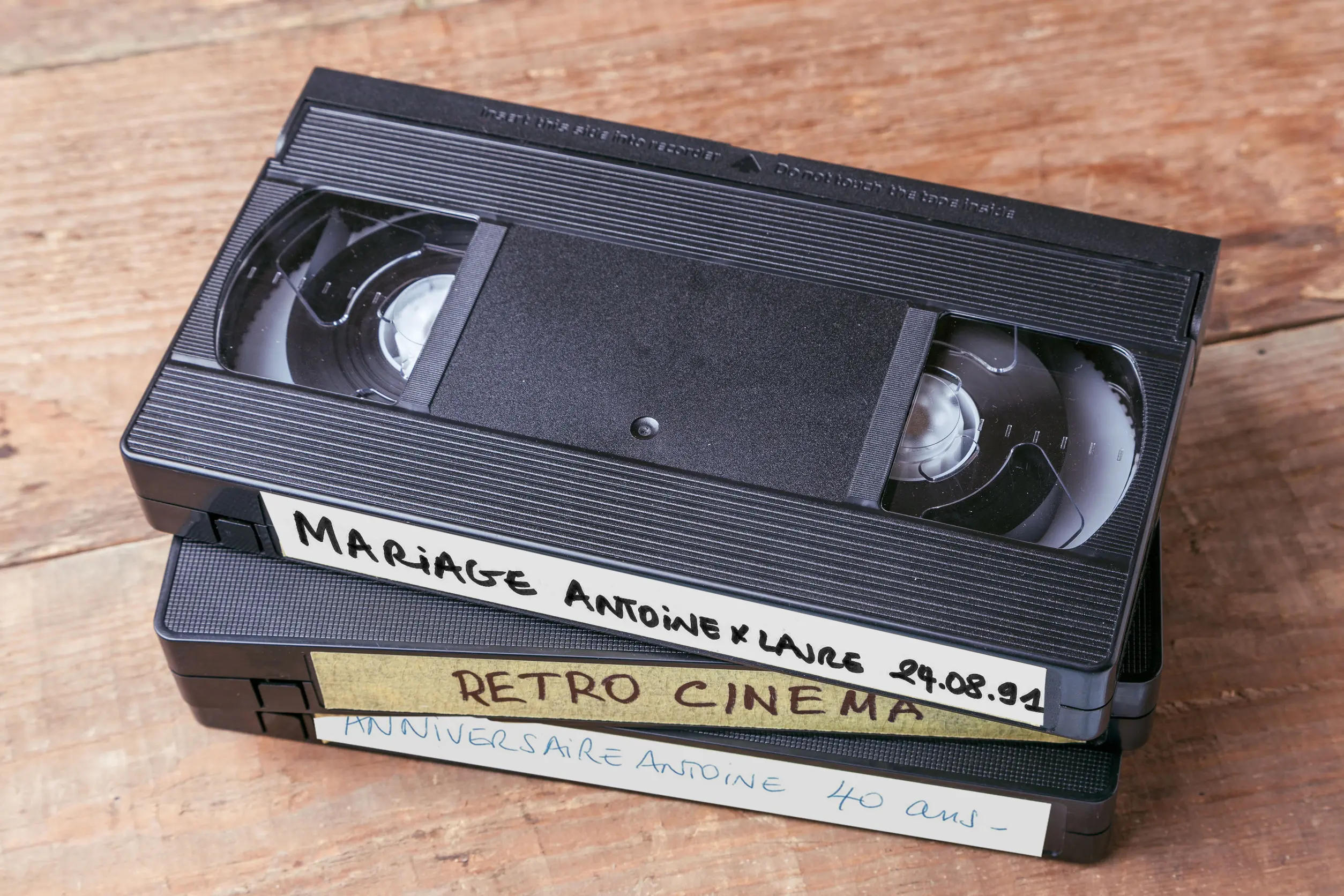 Numérisation de cassettes de magnetoscope (VHS / MiniDV / Video8